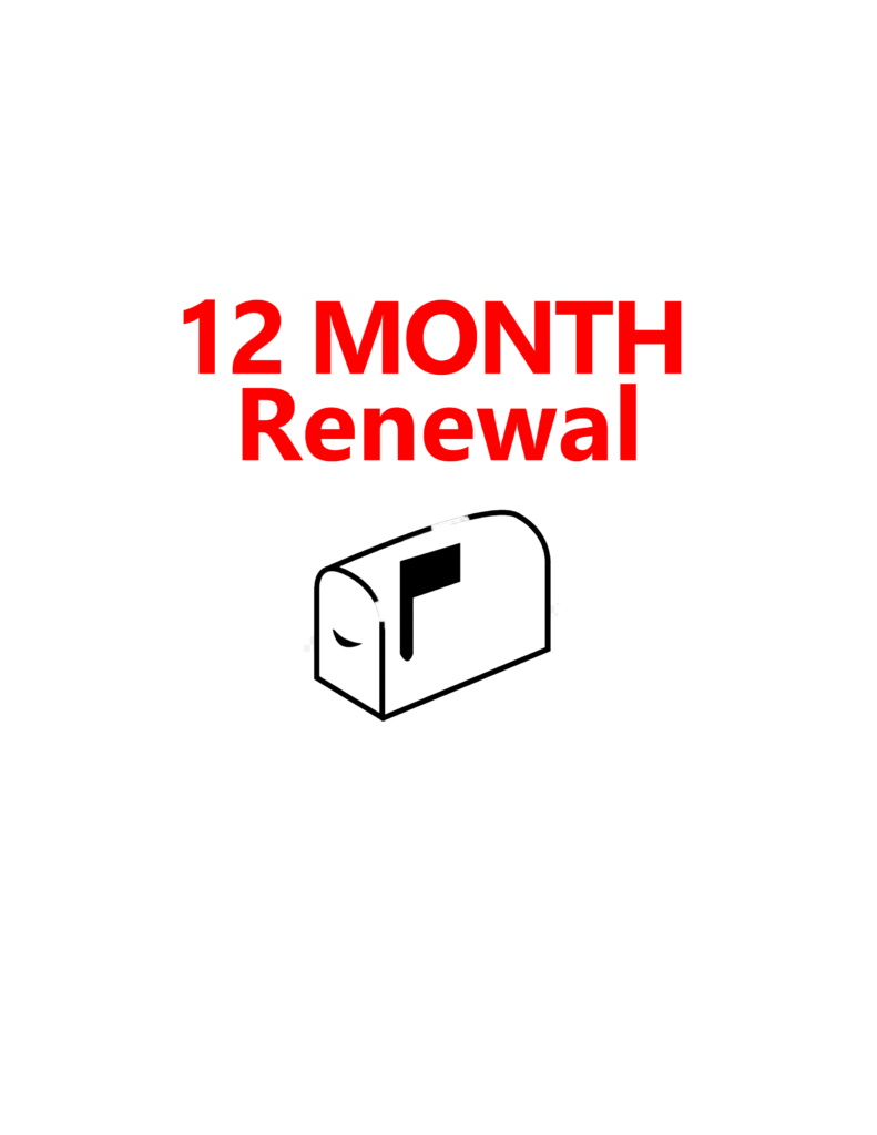 Mailbox Renewal – Medium – 12 Months