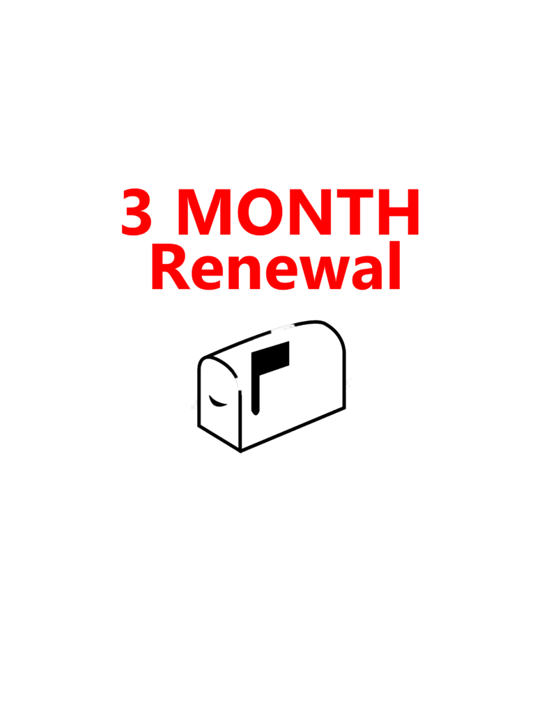 Mailbox Renewal – Medium – 3 Months