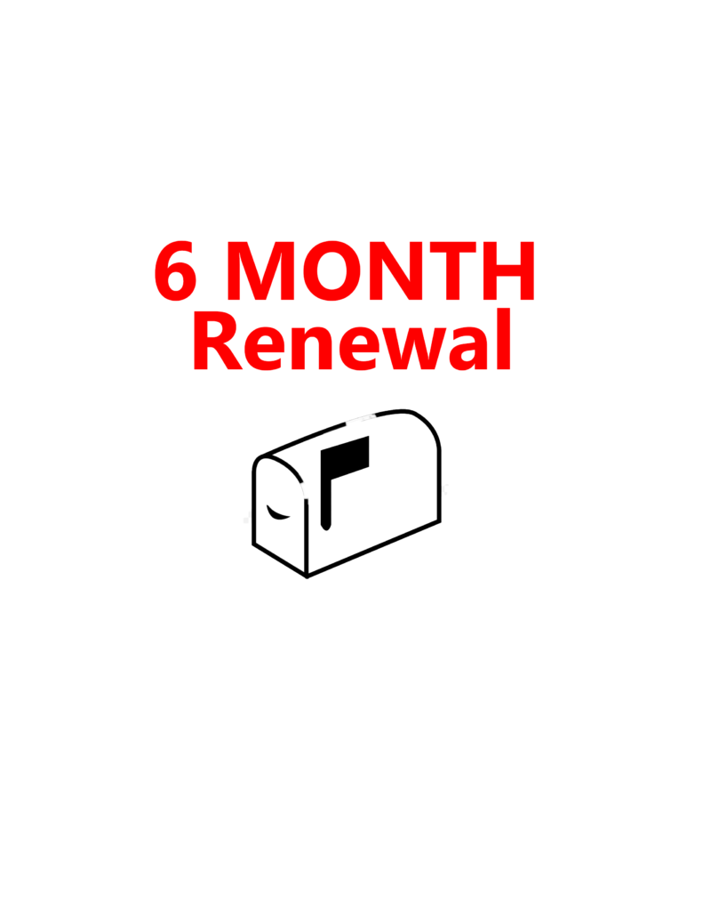Mailbox Renewal – Large – 6 Months